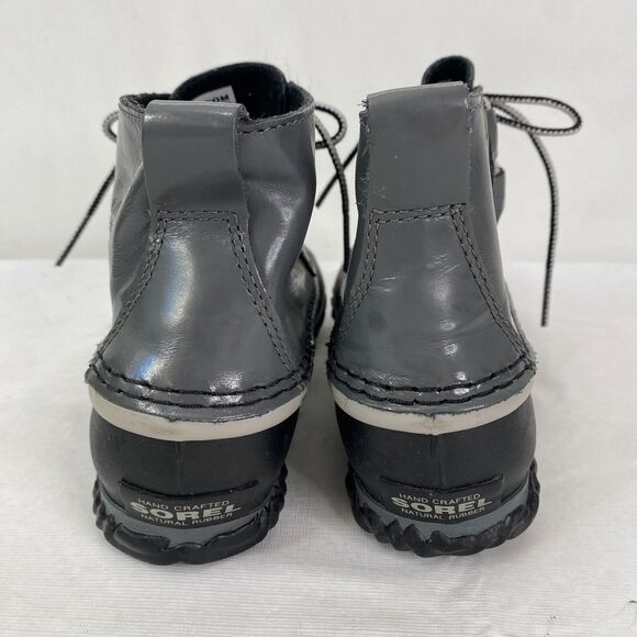 Sorel Gray Out N About Waterproof Rain Duck Boot Womens 6 - Picture 6 of 9
